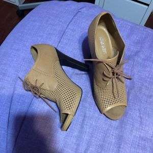 Mine west heels. Worn once .